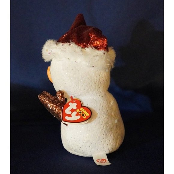 TY Beanie Boos Flurry the Snowman 6" Stuffed Animal - Picture 2 of 6